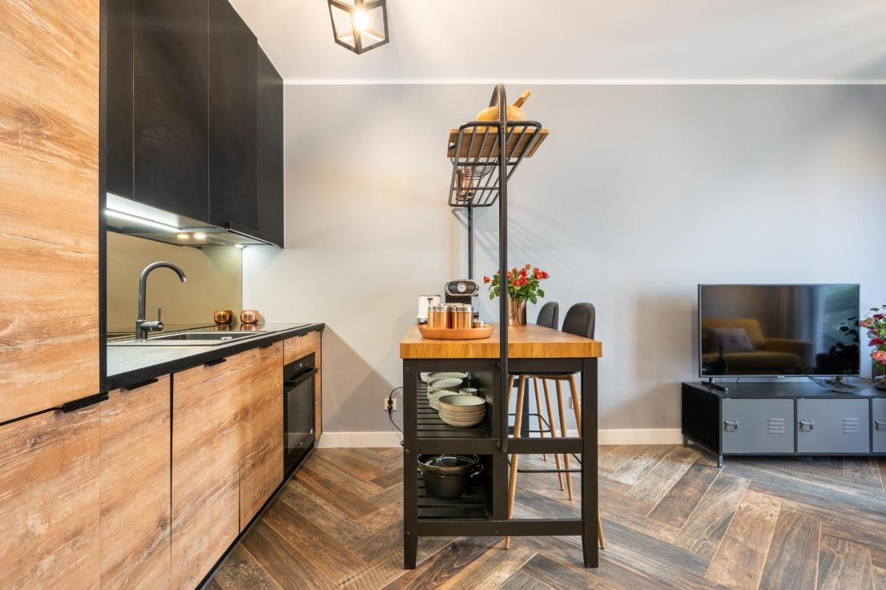 Apartament Riverside Gdańsk Buitenkant foto