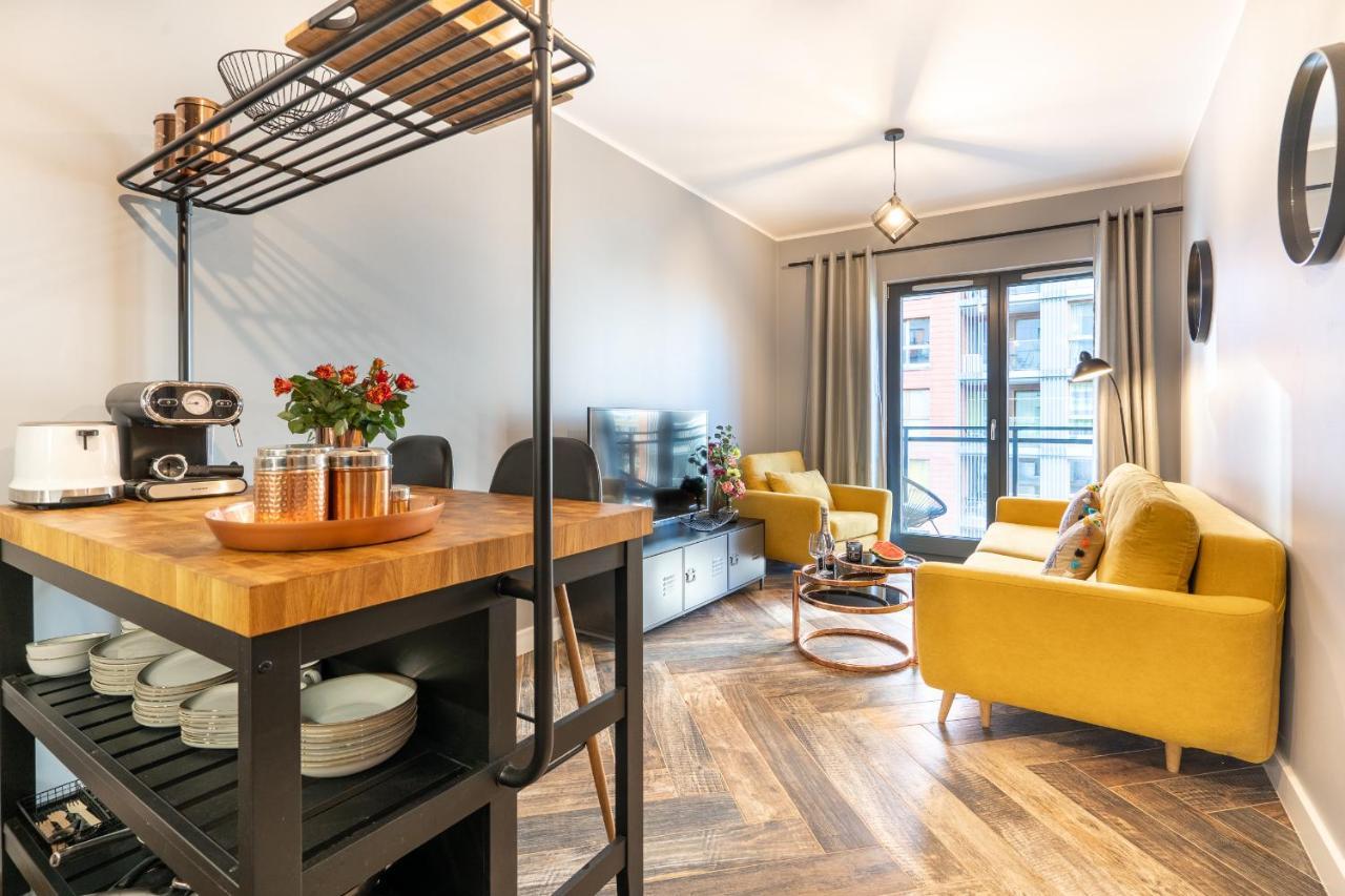 Apartament Riverside Gdańsk Buitenkant foto