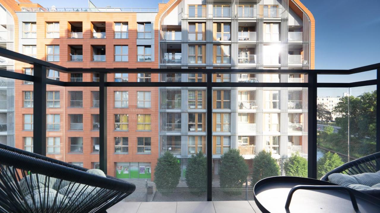 Apartament Riverside Gdańsk Buitenkant foto