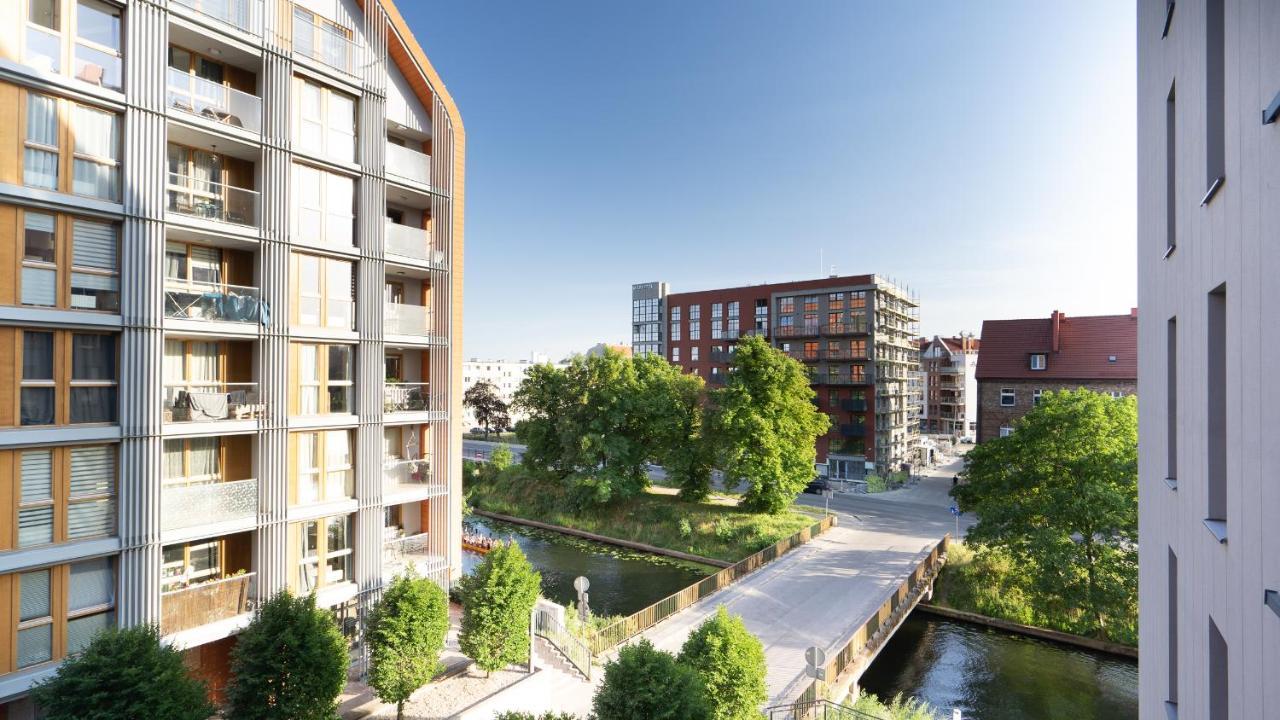 Apartament Riverside Gdańsk Buitenkant foto